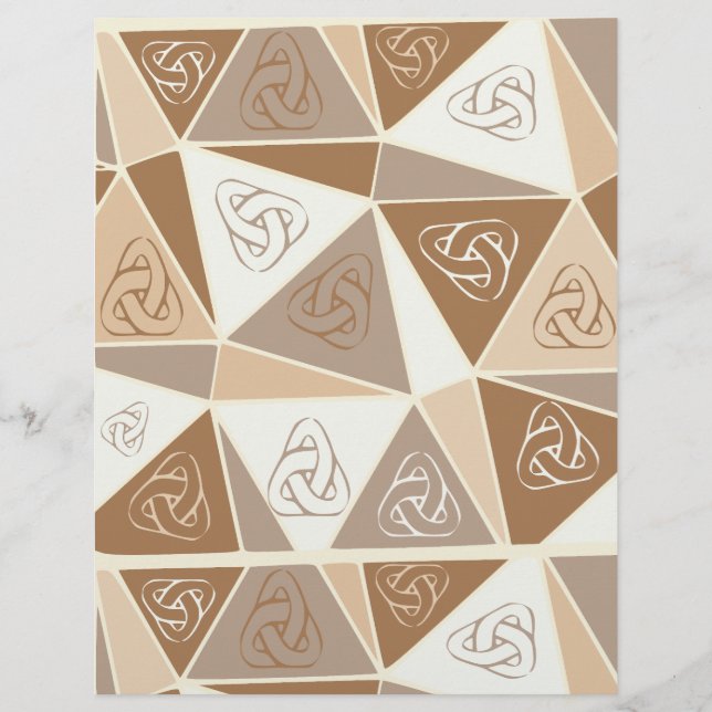 Brown abstract scrapbook paper (Framsida)