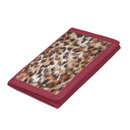 Brown Abstrakt Photo Wallet