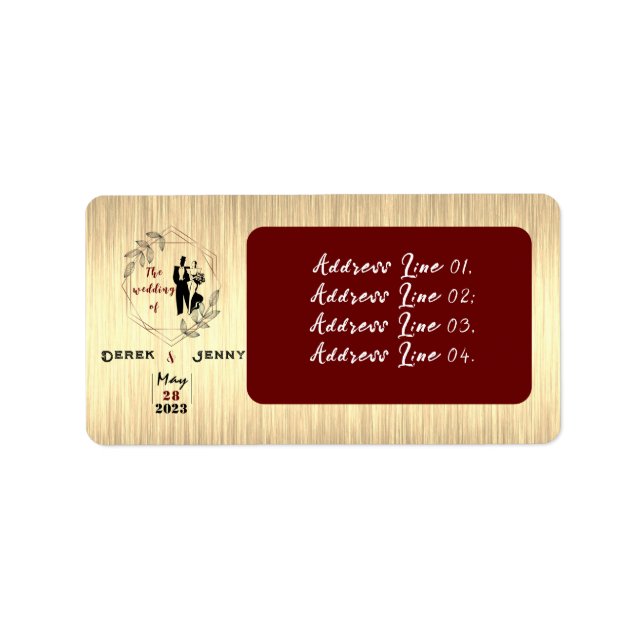 Brown Adressetikett (Framsidan)