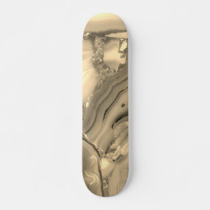 Brown Agate Mini Skateboard Bräda 18,5 Cm