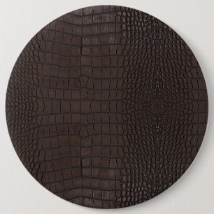 Brown Alligator Skin Struktur Knapp