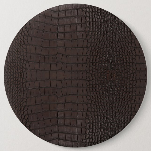 Brown Alligator Skin Struktur Knapp (Framsida)