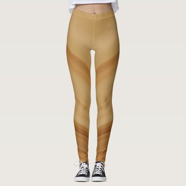 Brown älskare Leggings (Framsida)