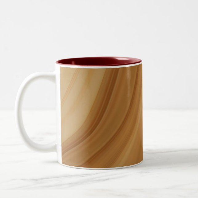Brown älskare Två-Tonad mugg (Vänster)