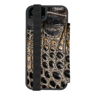 Brown American Alligator Skin Struktur