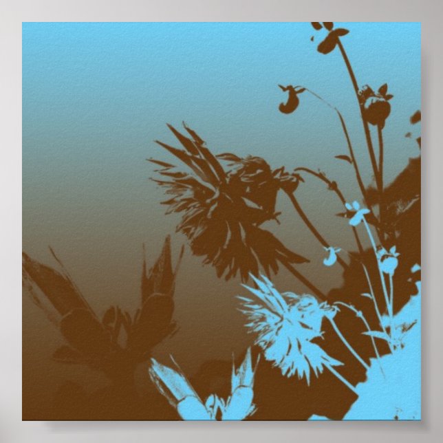 Brown-and-Blue-Chardon Poster (Framsidan)