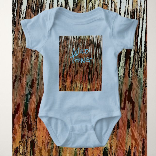 Brown and Blue Wild Thing T Shirt (Skapare uppladdad)