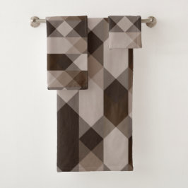 brown and tan geometric