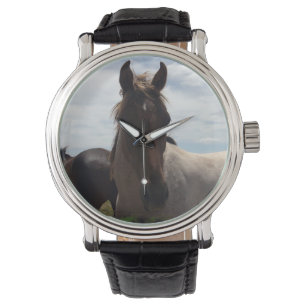 Brown Ansikte Arab Horse Armbandsur