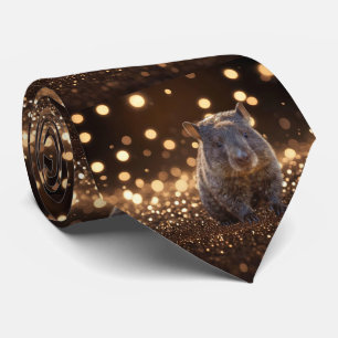 Brown Baby Wombat on Brown Bokeh Bliss, Slips