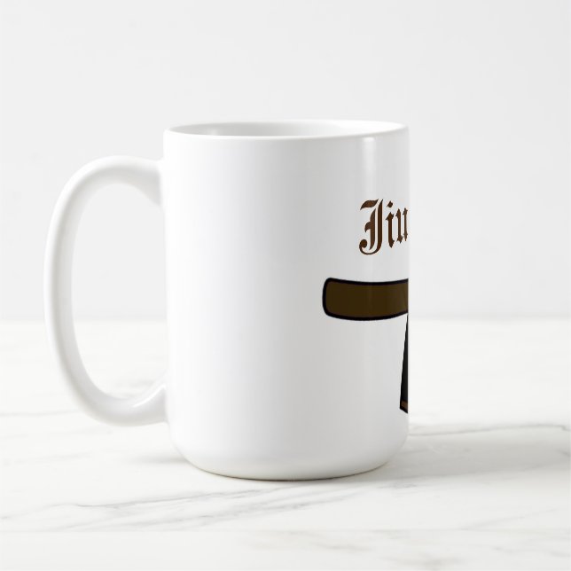 Brown Bälte Jiu-Jitsu-kaffe mugg (Vänster)