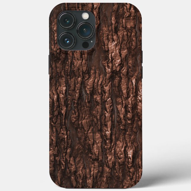 Brown Bark Camo Fodral-Mate iphone case (Baksida)