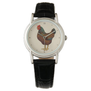 Brown Barnevelder Hen Chicken Armbandsur