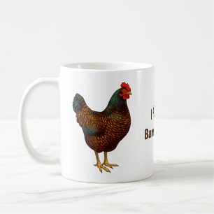 Brown Barnevelder Hen Chicken Kaffemugg