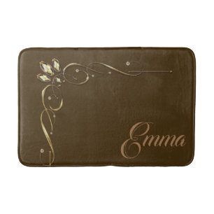 Brown Bathroom Bath Mat Badrumsmatta