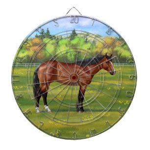 Brown Bay Quarter Horse Darttavla