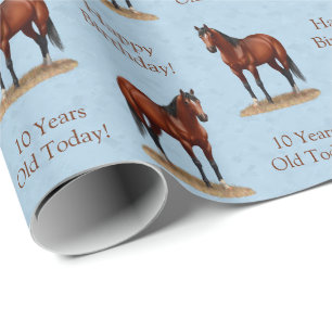 Brown Bay Quarter Horse Stallion Presentpapper