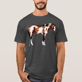 Brown Bay Tovero Pinto Paint Horse T Shirt