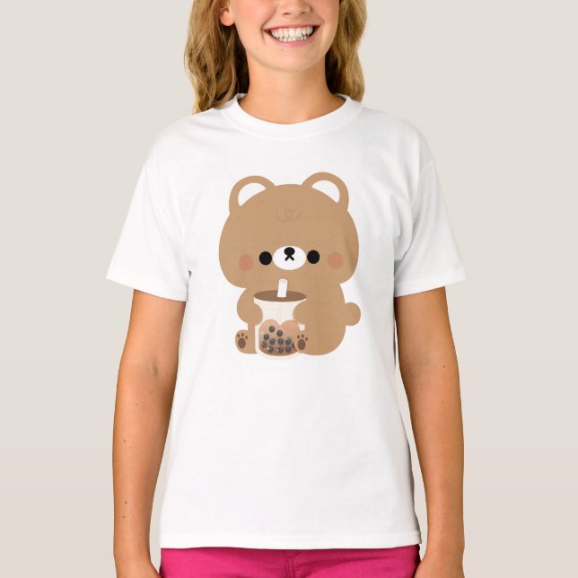 Brown Bear Boba T Shirt (Framsida)
