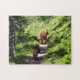 Brown Bear Family Pussel