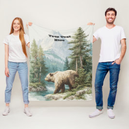 Brown Bear Fleecefilt