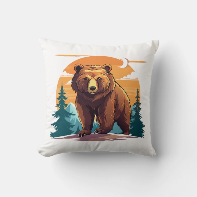 Brown bear kudde (Framsida)