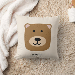 Brown Bear namn Kudde