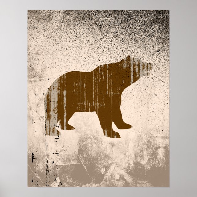 BROWN BEAR POSTER (Framsidan)