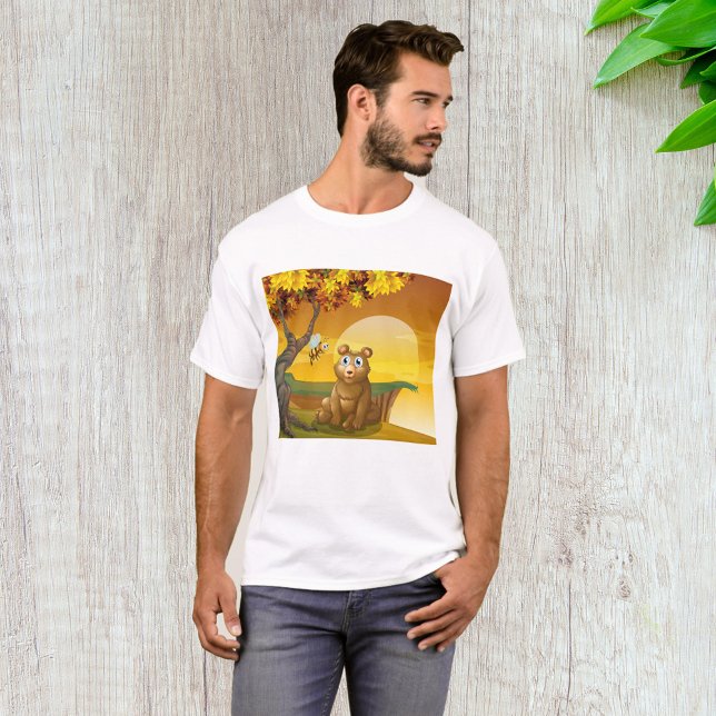 Brown Bear Sunset T Shirt (Skapare uppladdad)