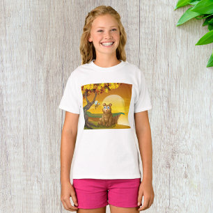 Brown Bear Sunset T Shirt