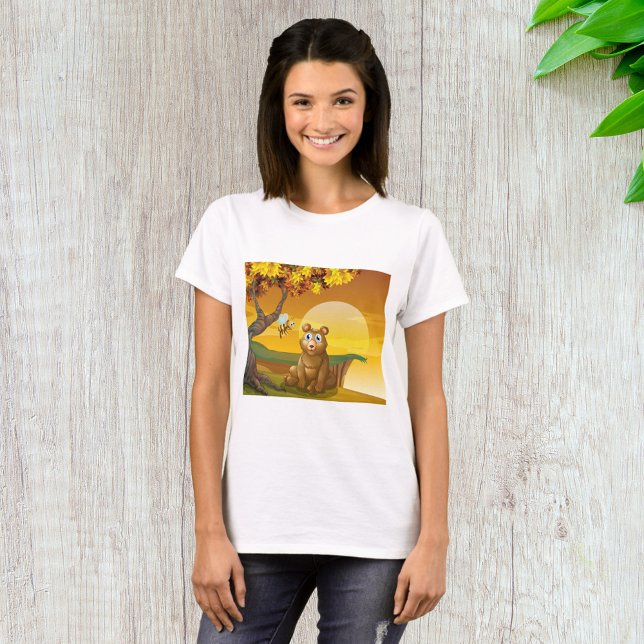 Brown Bear Sunset T Shirt (Skapare uppladdad)