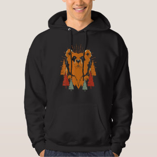 Brown Bear Wildlife Forest Animal Outdoor Nato Hoodie