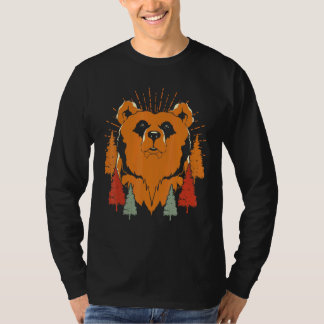 Brown Bear Wildlife Forest Animal Outdoor Nato T Shirt