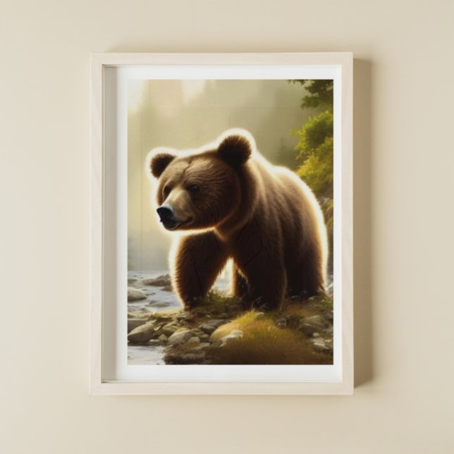Brown Bear Wildlife Porträtt Poster (Skapare uppladdad)