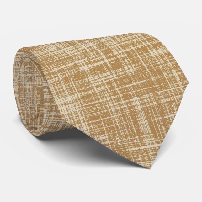 Brown Beige Abstrakt Modern Slips (Rullad)