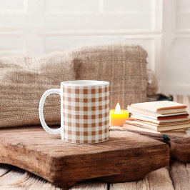 Brown Beige Buffalo Play Helgdag Kaffemugg