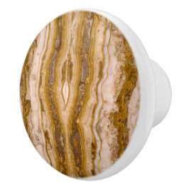 Brown Beige Grain Marble Knopp