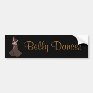 Brown Belly Dancer Bildekal