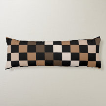Brown Black Checkered Gingham Mönster