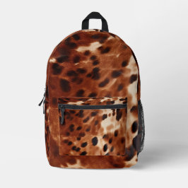 Brown Black Cowhide
