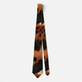 Brown Black Cream Cowhide Slips