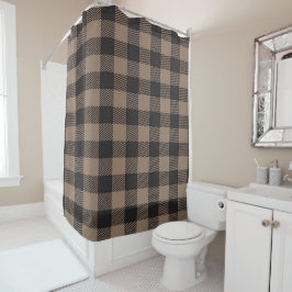 Brown Black Gingham Buffalo Play Farmhouse
