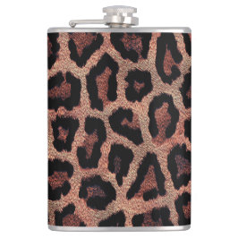 Brown Black Leopard Animal Print Fickplunta