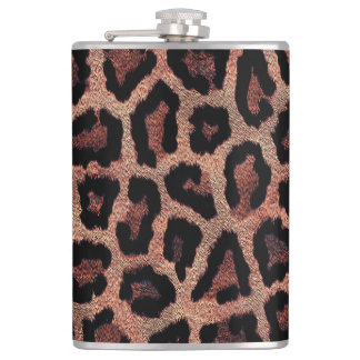 Brown Black Leopard Animal Print Fickplunta