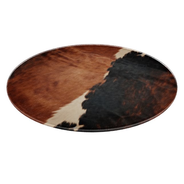 Brown Black Southwest Faux Cowhide (Hörn)