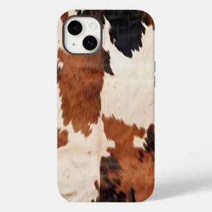 Brown Black White Cowhide