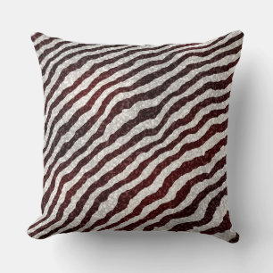 Brown Black Zebra Kudde