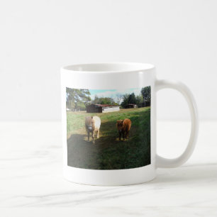 Brown Blond, två Miniature Horses, Little Pony Kaffemugg