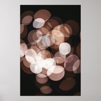 Brown bokeh ljus poster