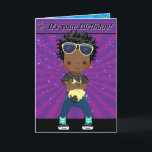 Brown Boys Hip hop Ord Search Grattis på födelseda Kort<br><div class="desc">Kolla in den här roligten, Hip hop-temat Grattis på födelsedagen Card för en pojke! Det är fantastisk! Hans namn och ålder visas på varje sida av detta kort skapar det personligt toppen. Du får lägga till ett personligt meddelande och ditt namn och få det tryckt på insidan av högerna! Det...</div>